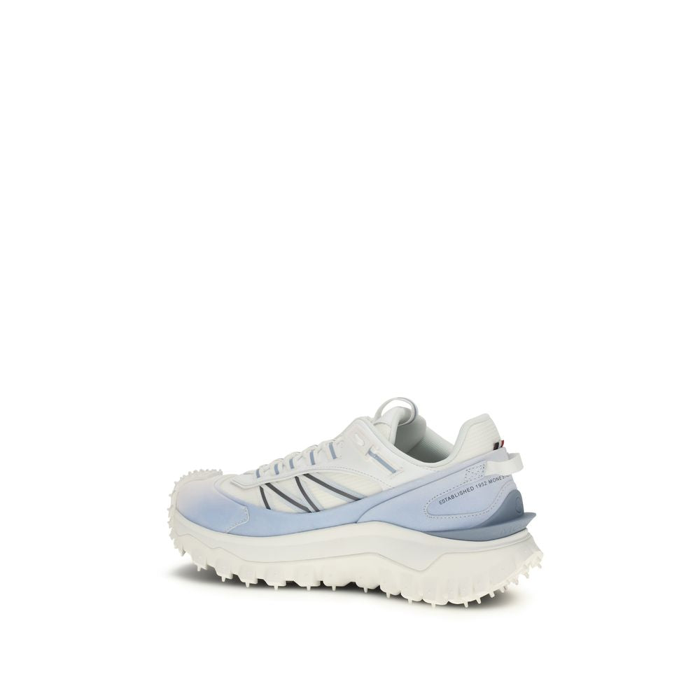 Moncler Blue Polyester Athletic Sneakers - Luxury Boutique Co