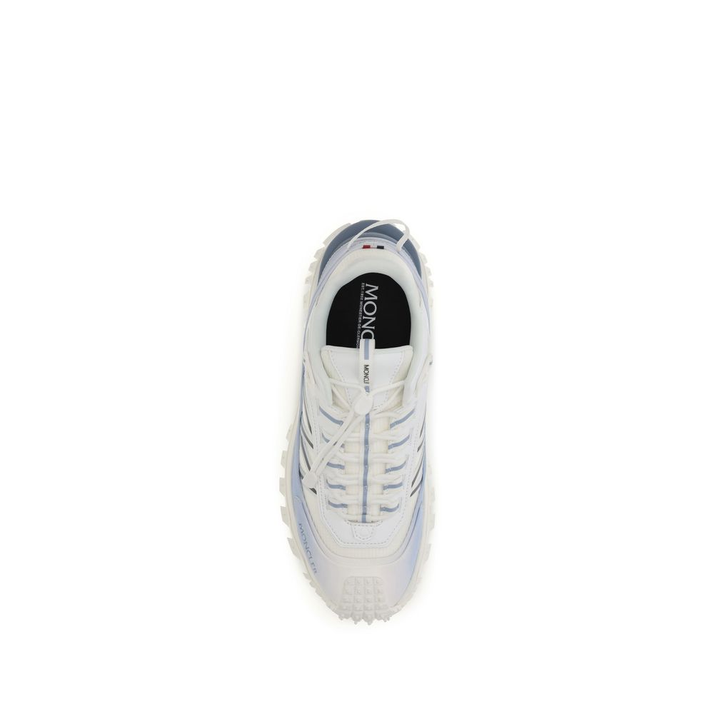 Moncler Blue Polyester Athletic Sneakers - Luxury Boutique Co