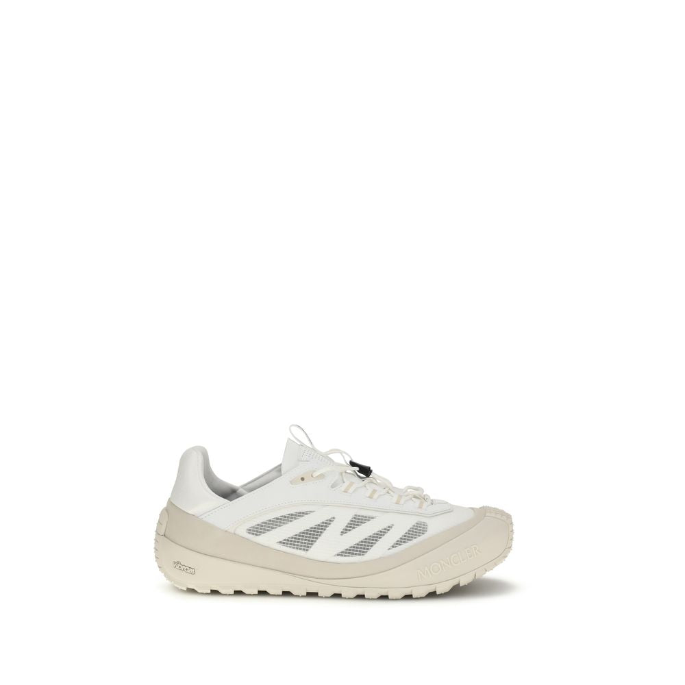 Moncler White Polyamide Athletic Sneakers - Luxury Boutique Co
