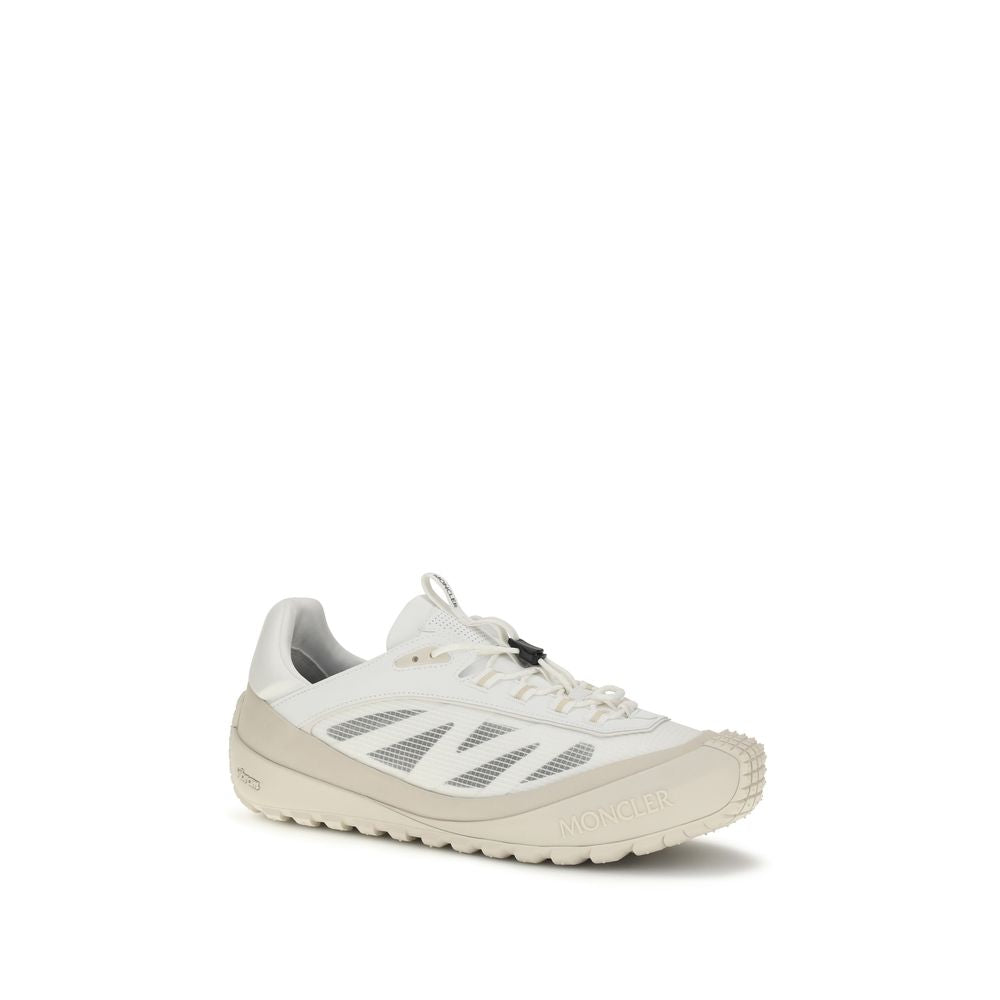 Moncler White Polyamide Athletic Sneakers - Luxury Boutique Co