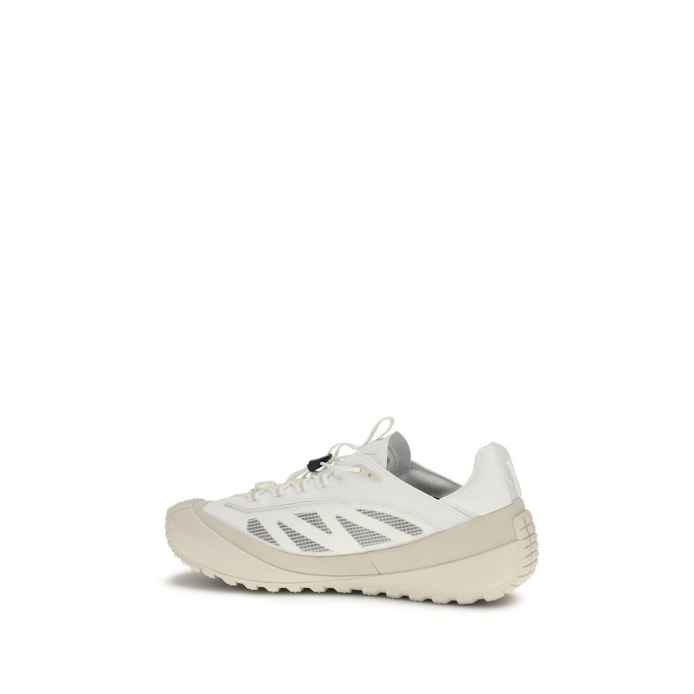 Moncler White Polyamide Athletic Sneakers - Luxury Boutique Co