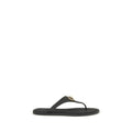 Versace Black Rubber Flip-Flop Sandals - Luxury Boutique Co