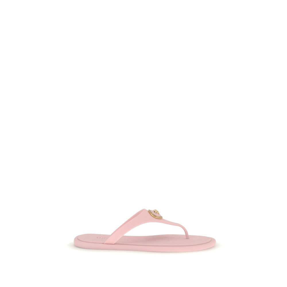 Versace Multicolor Rubber Flip-Flop Sandals - Luxury Boutique Co