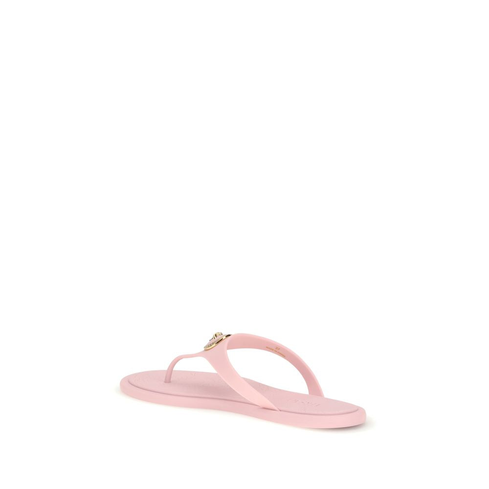 Versace Multicolor Rubber Flip-Flop Sandals - Luxury Boutique Co
