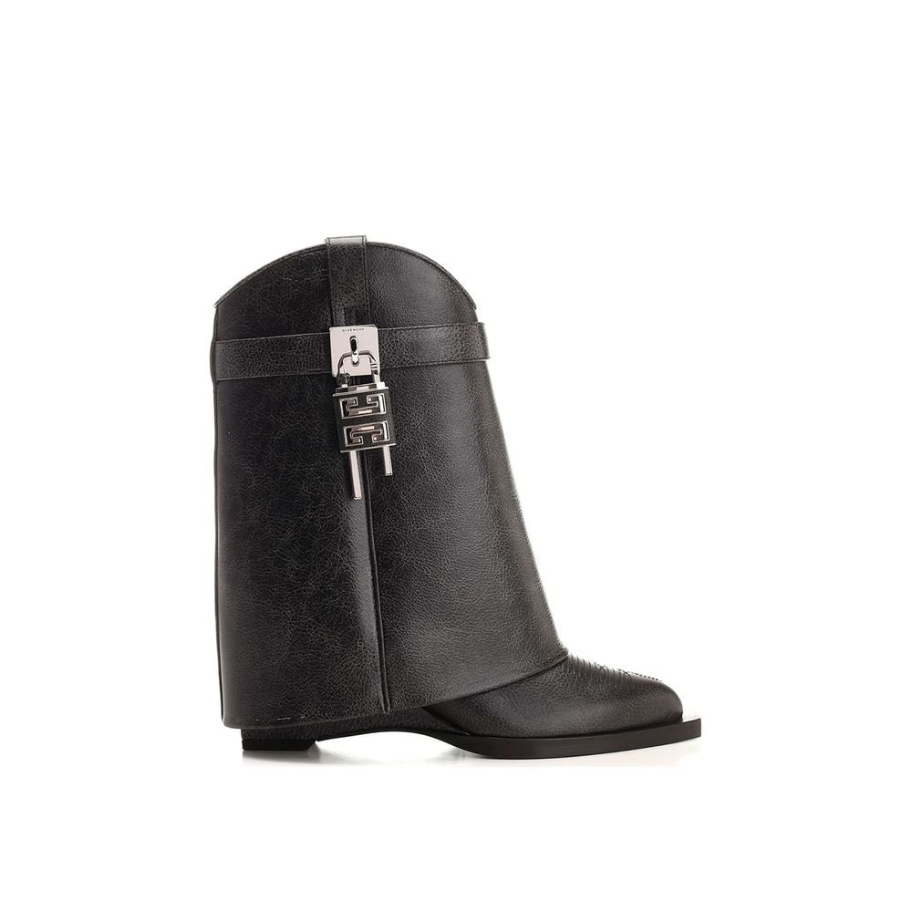 Givenchy Black Leather Ankle Boots - Luxury Boutique Co