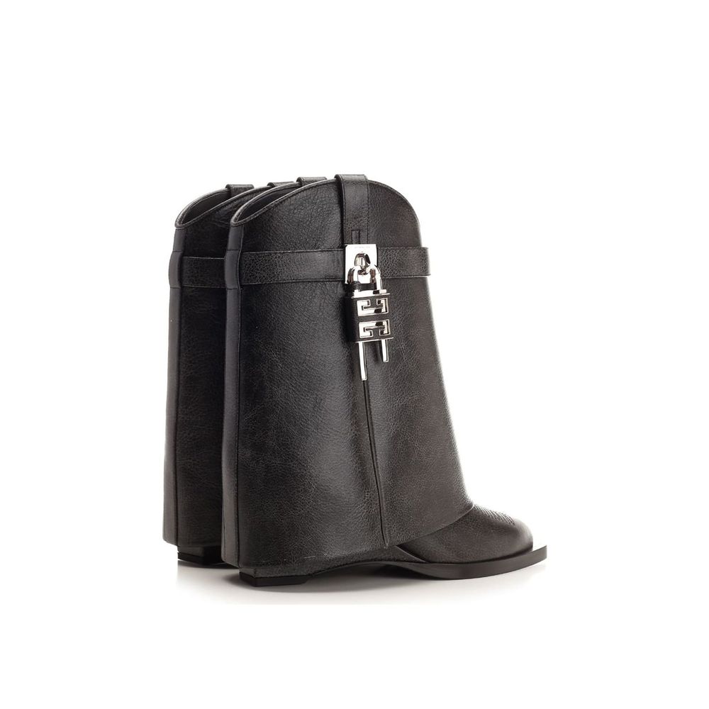 Givenchy Black Leather Ankle Boots - Luxury Boutique Co