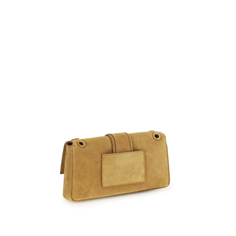 Jacquemus Beige Calf Leather Bos Taurus Shoulder Bag - Luxury Boutique Co