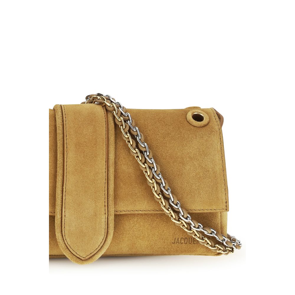 Jacquemus Beige Calf Leather Bos Taurus Shoulder Bag - Luxury Boutique Co