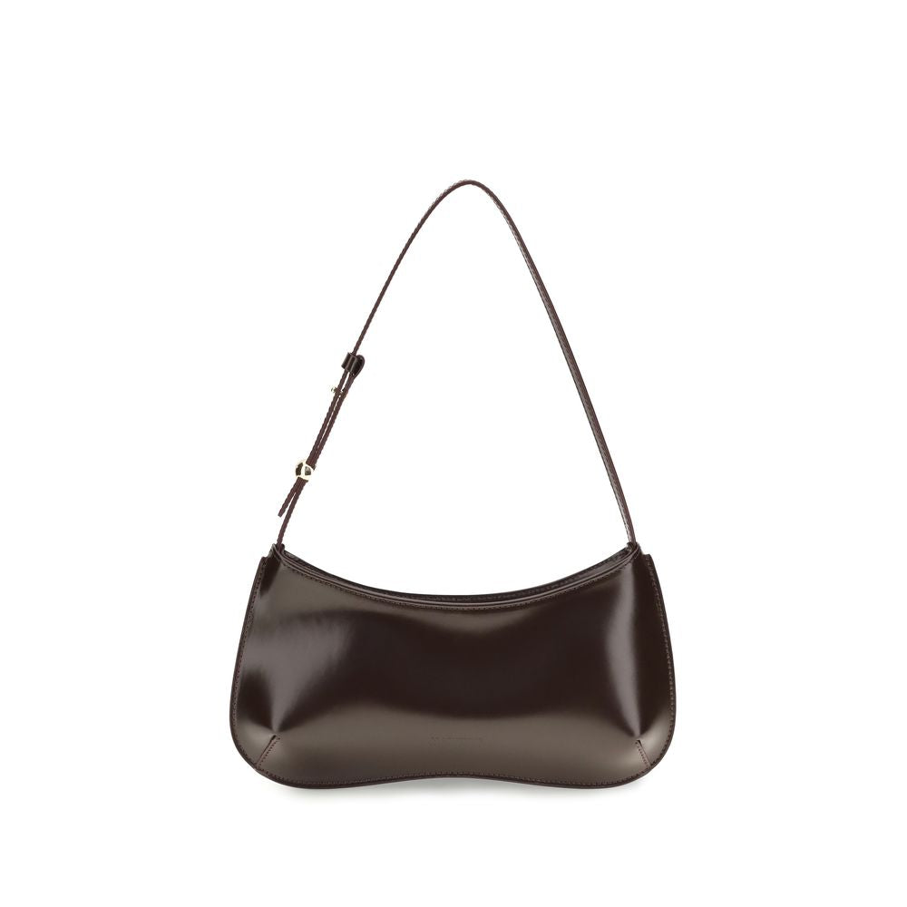 Jacquemus Brown Calf Leather Bos Taurus Shoulder Bag - Luxury Boutique Co