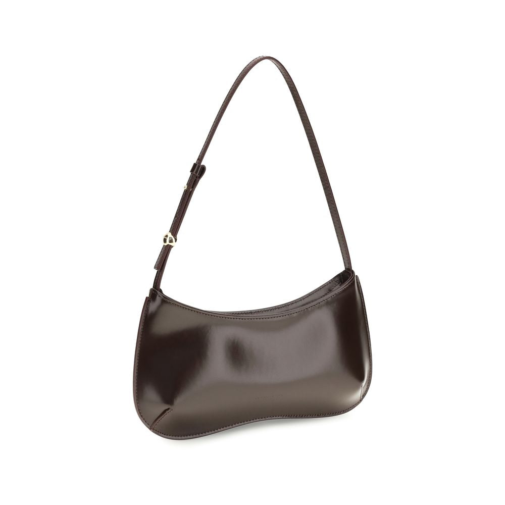 Jacquemus Brown Calf Leather Bos Taurus Shoulder Bag - Luxury Boutique Co
