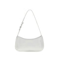 Jacquemus White Calf Leather Bos Taurus Shoulder Bag - Luxury Boutique Co