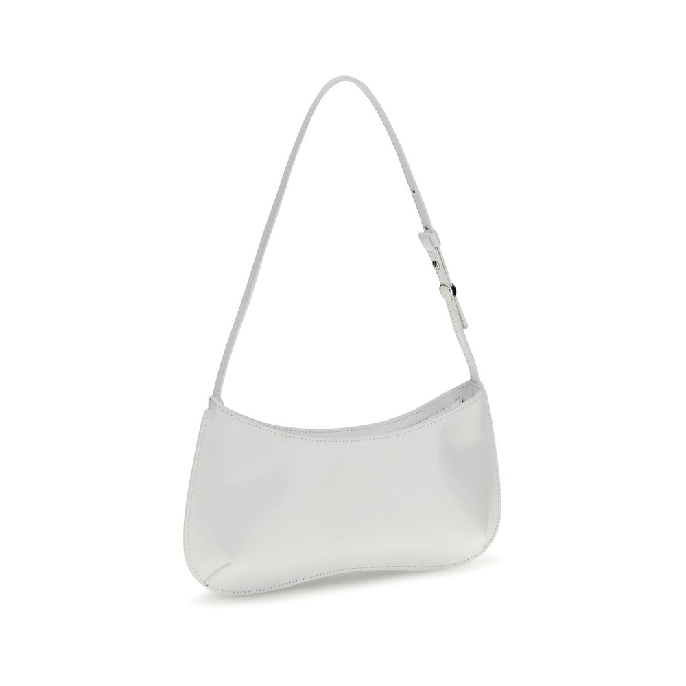Jacquemus White Calf Leather Bos Taurus Shoulder Bag - Luxury Boutique Co