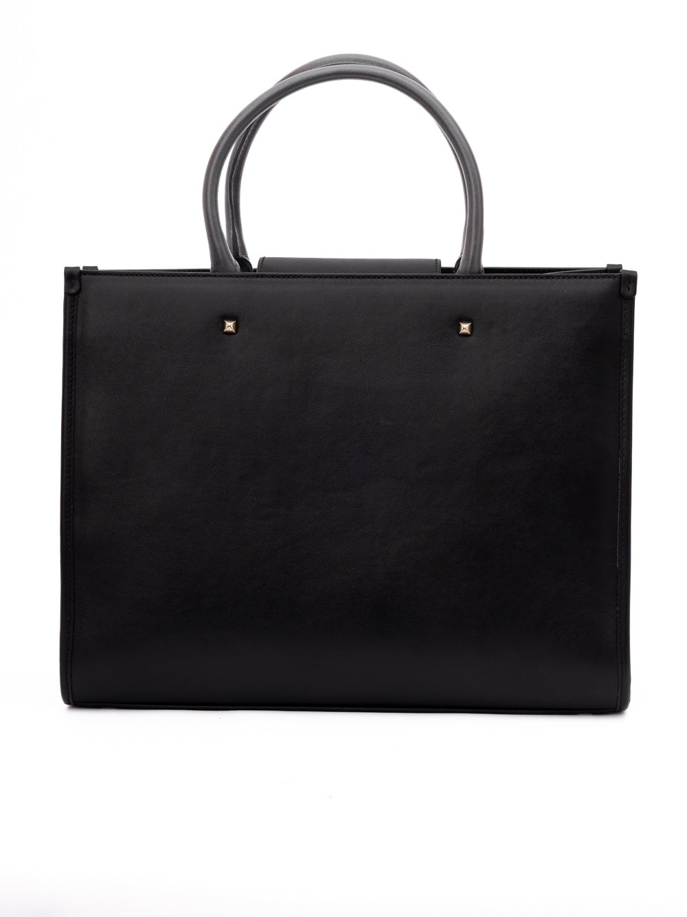 Jimmy Choo Black Avenue S Tote Leather Handbag - Luxury Boutique Co