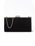Jimmy Choo Black Satin Crossbody Bag - Luxury Boutique Co