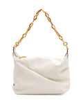Jimmy Choo White Diamond Hobo Leather Shoulder Bag - Luxury Boutique Co