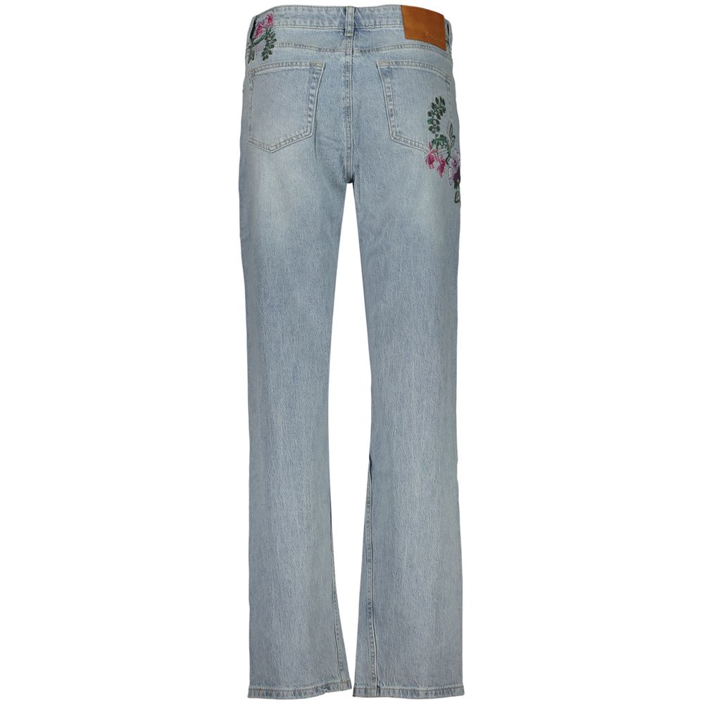 Desigual Azzurro Cotton Women's Jean