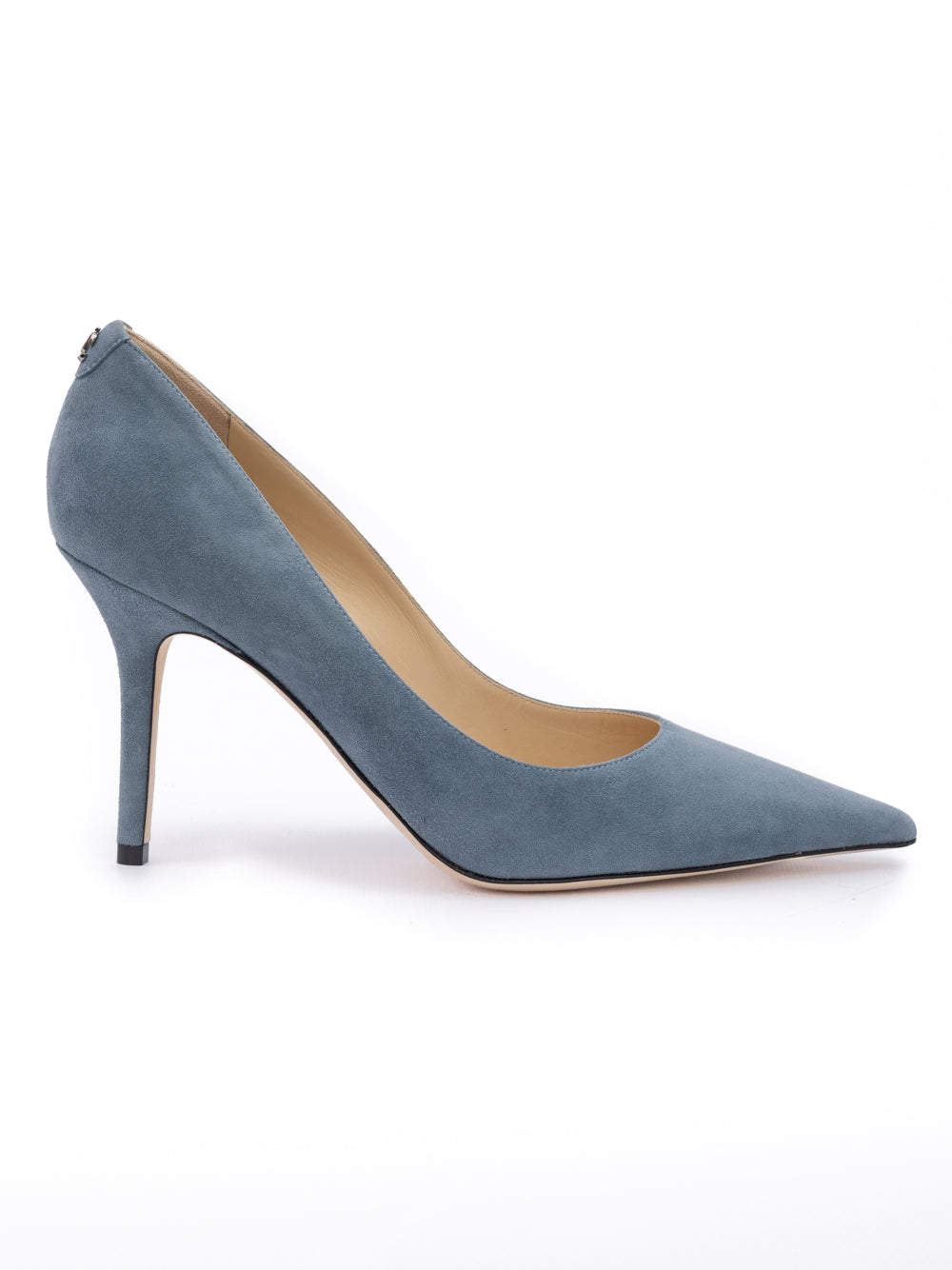 Jimmy Choo Dusk Blue Suede Agnes Pumps - Luxury Boutique Co