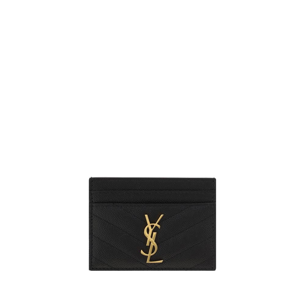 Cartera Saint Laurent de Piel de Becerro Negra Bos Taurus