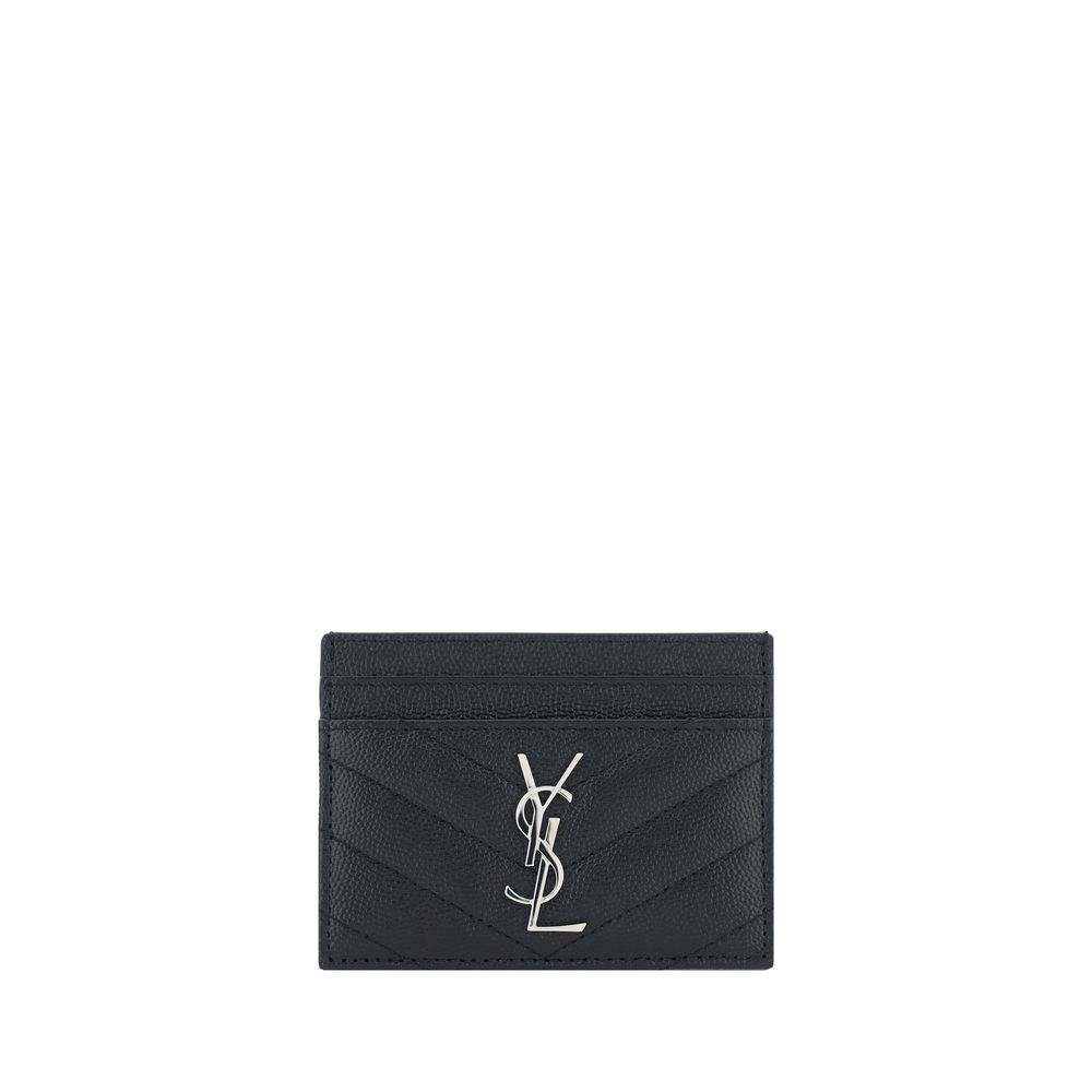 Saint Laurent Black Calf Leather Bos Taurus Wallet - Luxury Boutique Co