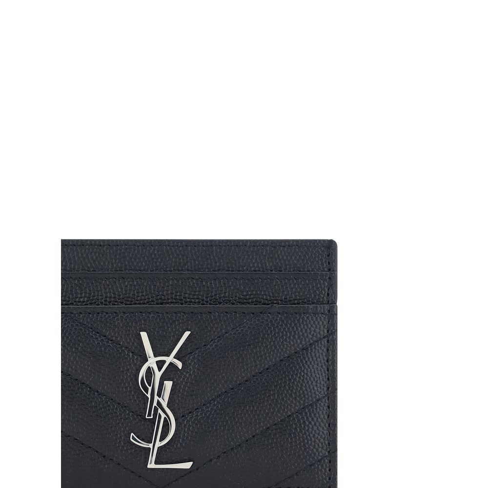 Saint Laurent Black Calf Leather Bos Taurus Wallet - Luxury Boutique Co