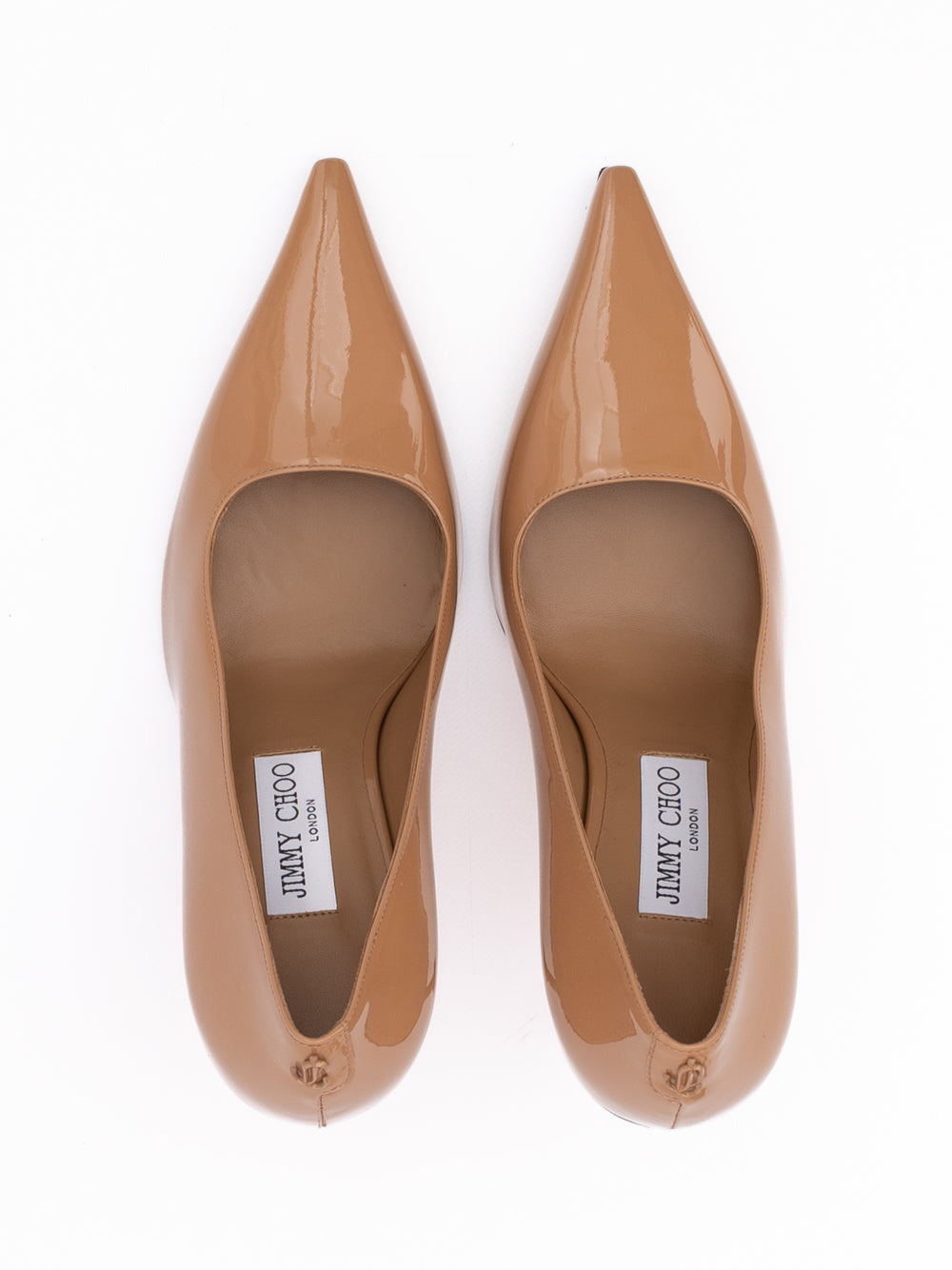 Jimmy Choo Powder Pink Patent Leather Ixia 95 Pumps - Luxury Boutique Co