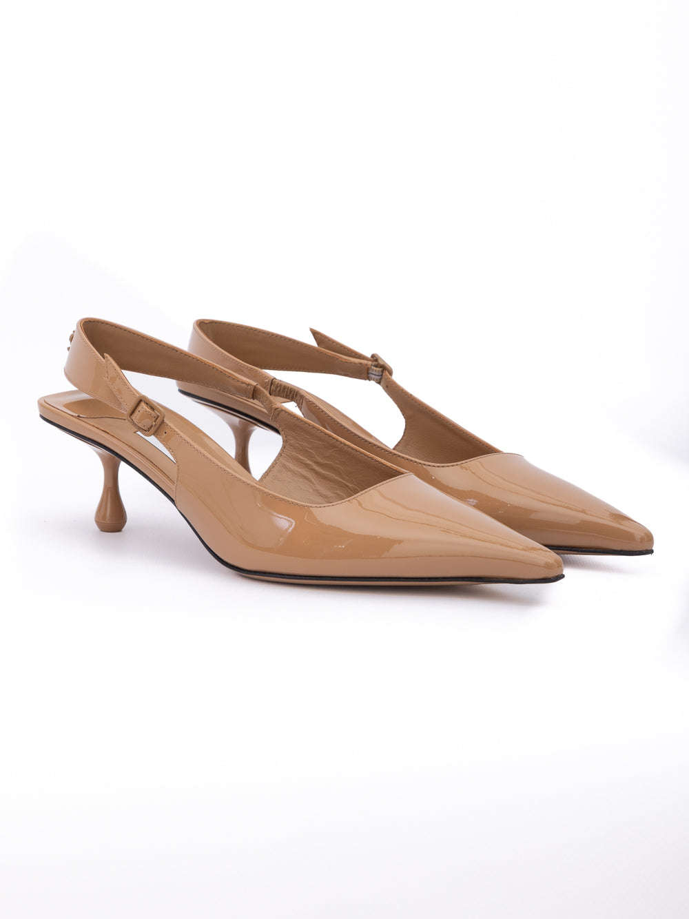 Jimmy Choo Biscuit Amel 50 Slingback Pumps - Luxury Boutique Co