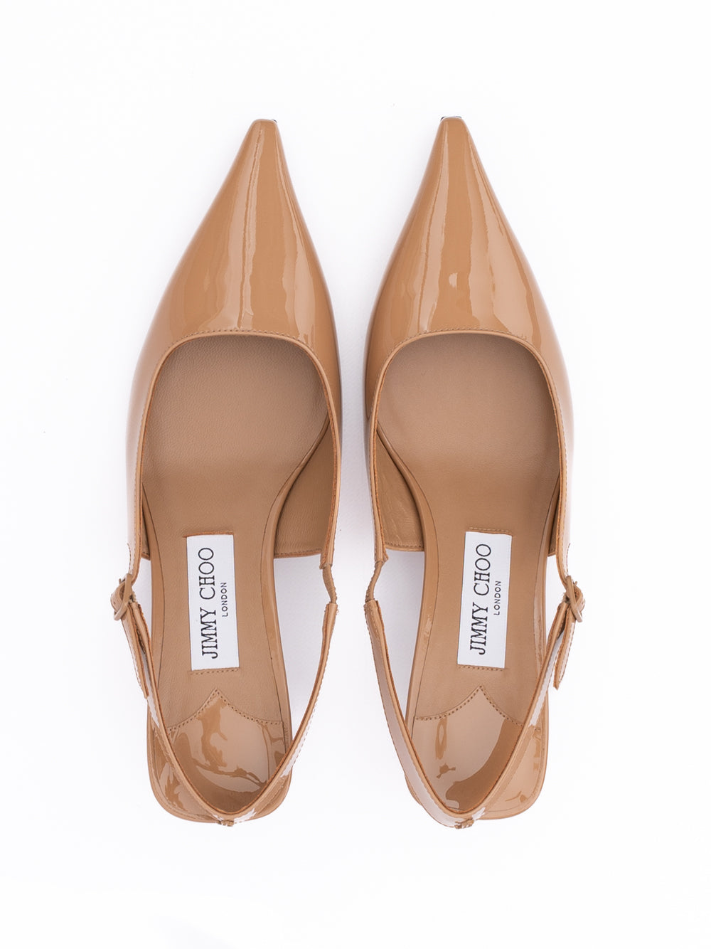 Jimmy Choo Biscuit Amel 50 Slingback Pumps - Luxury Boutique Co