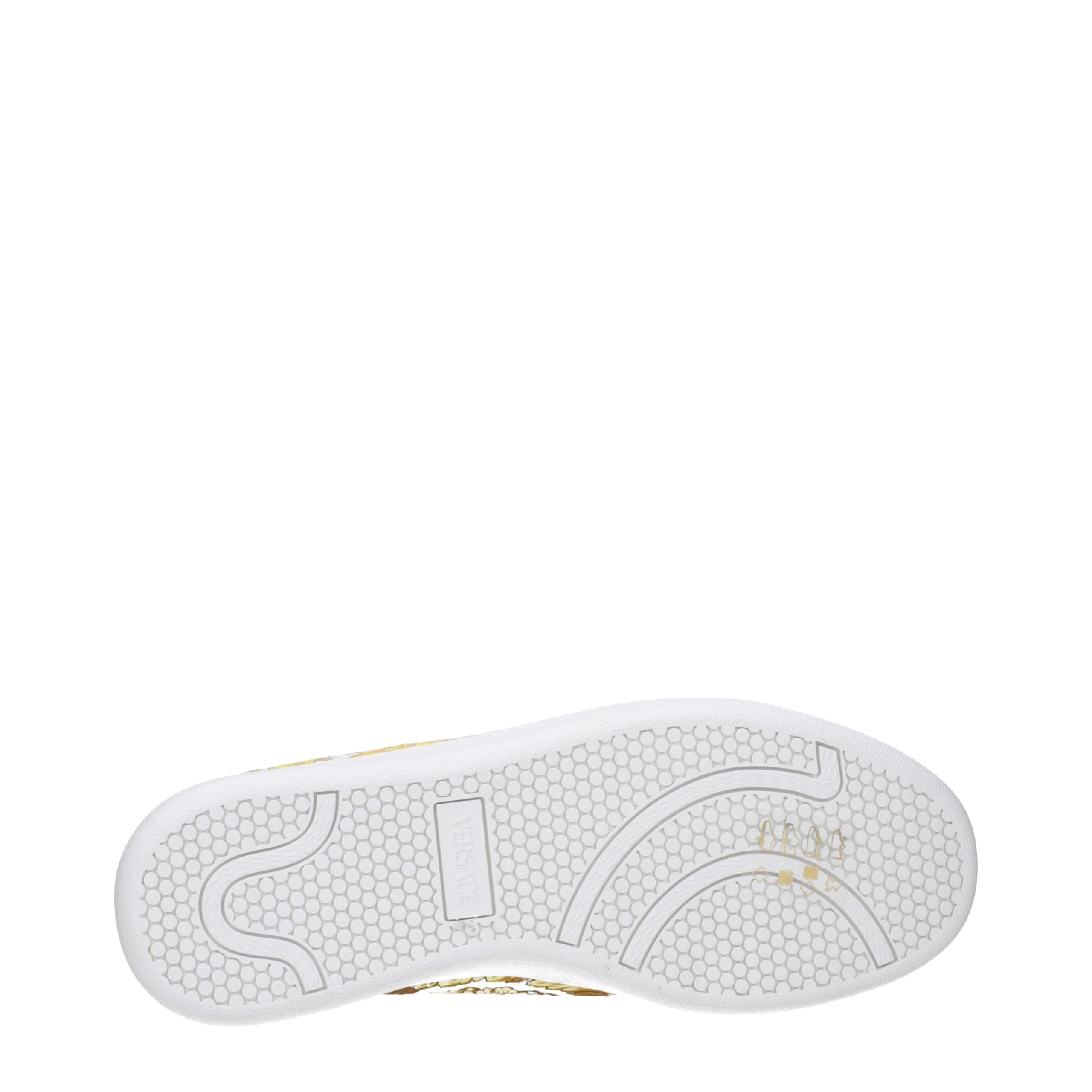Versace White Leather Sneakers - Luxury Boutique Co