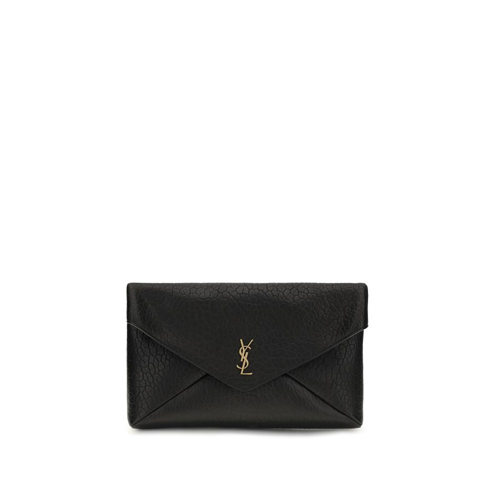 Saint Laurent Black Lamb Ovis Aries Aries Shoulder Bag - Luxury Boutique Co