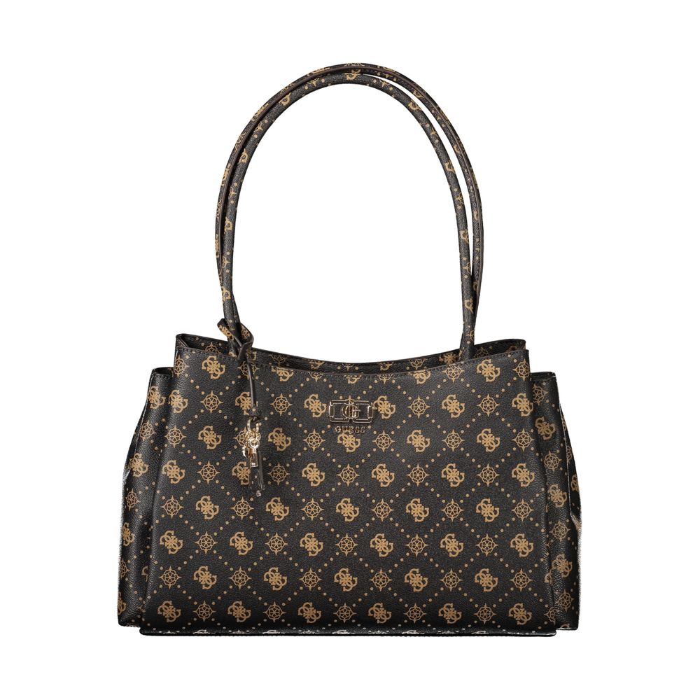 Guess Jeans Marrone Polyurethane Women Handbag - Luxury Boutique Co
