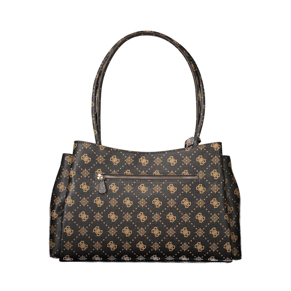 Guess Jeans Marrone Polyurethane Women Handbag - Luxury Boutique Co