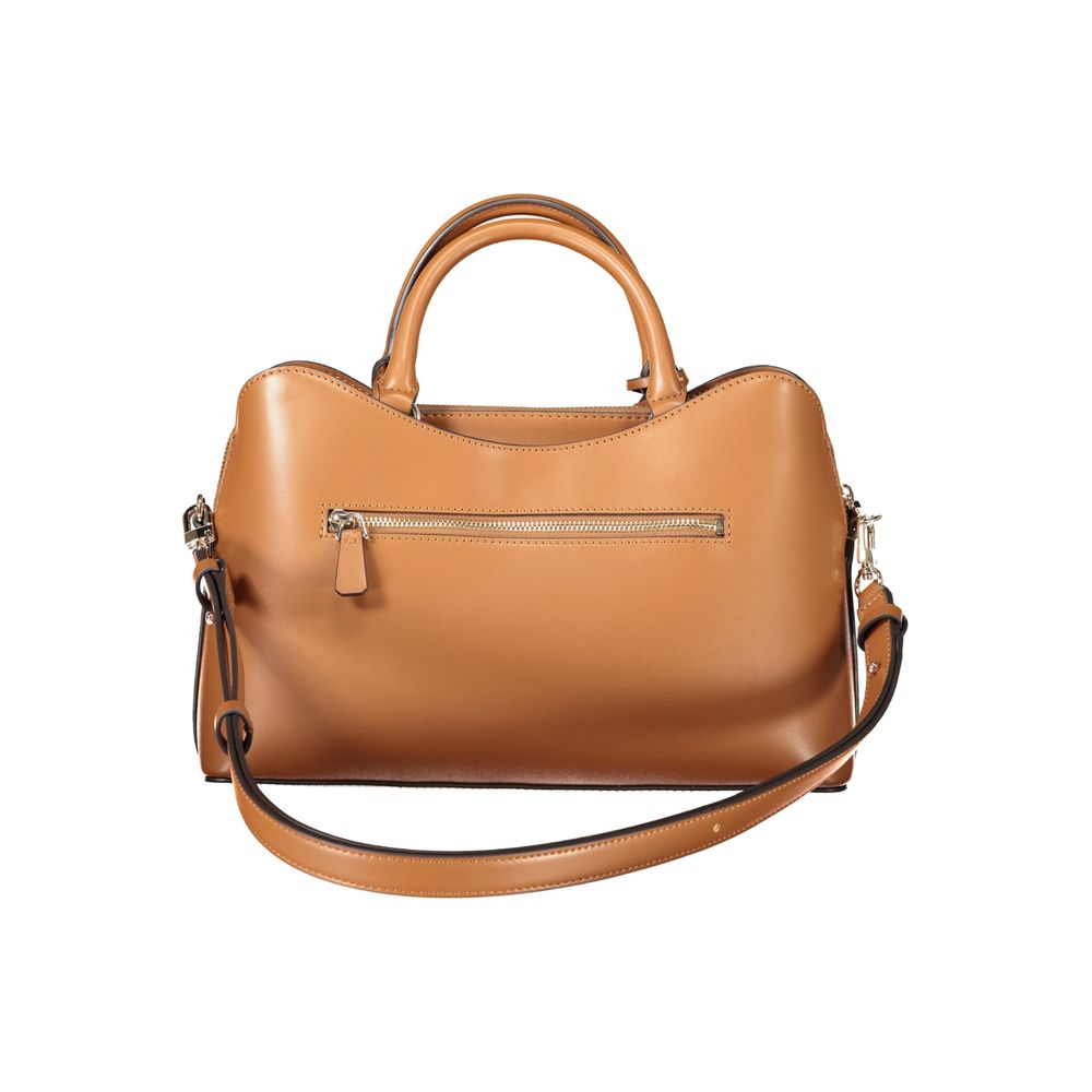 Guess Jeans Marrone Poliuretano Women Handbag - Luxury Boutique Co