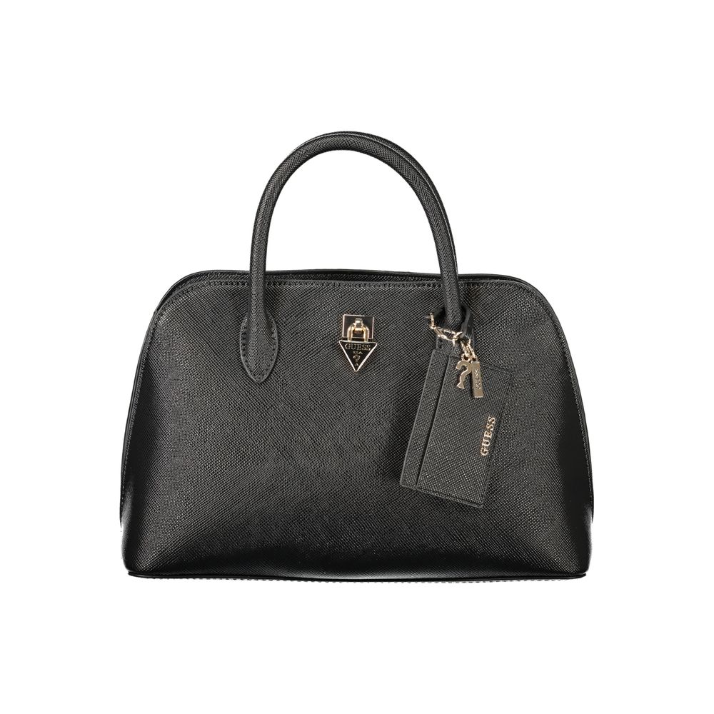 Guess Jeans Black Polyurethane Women Handbag - Luxury Boutique Co