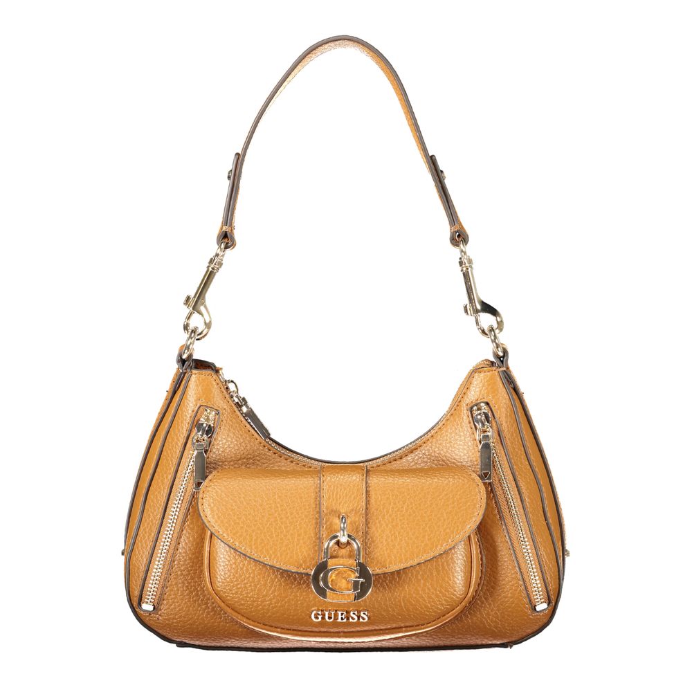Guess Jeans Marrone Poliuretano Womens Handbag - Luxury Boutique Co