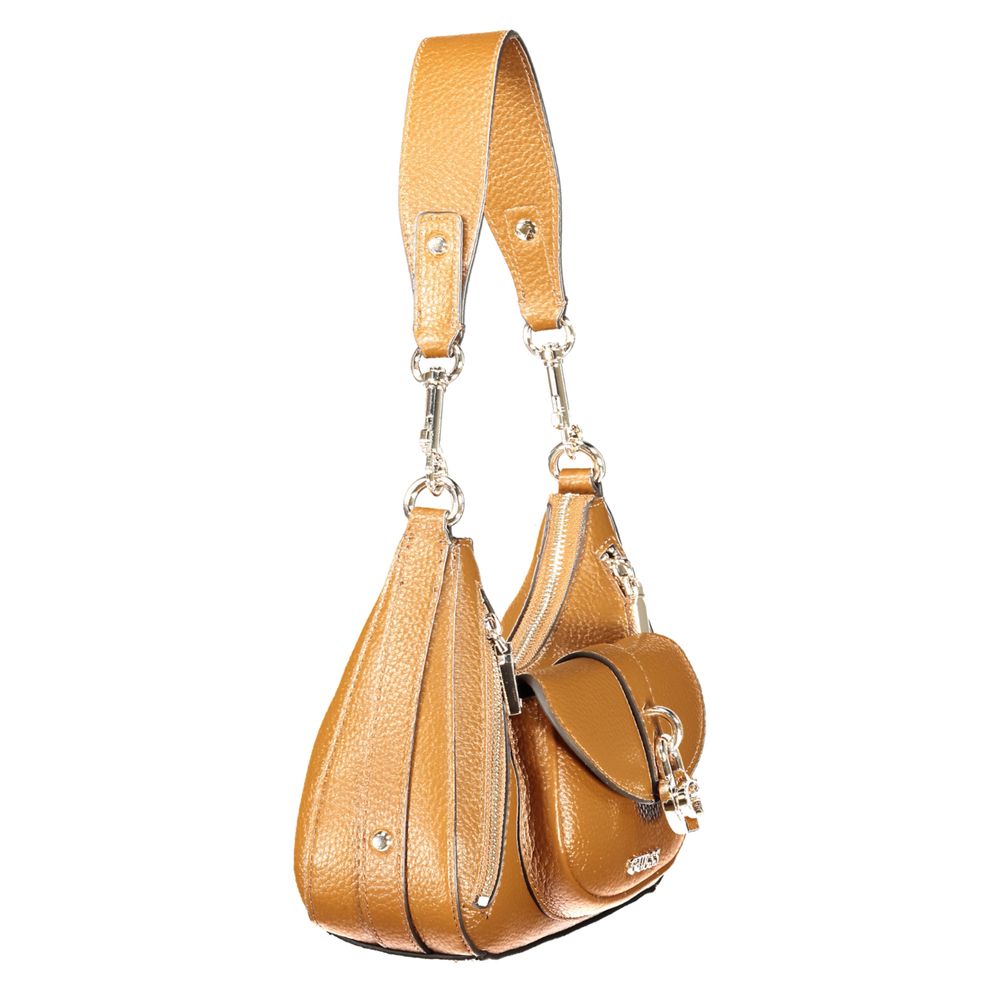 Guess Jeans Marrone Poliuretano Womens Handbag - Luxury Boutique Co