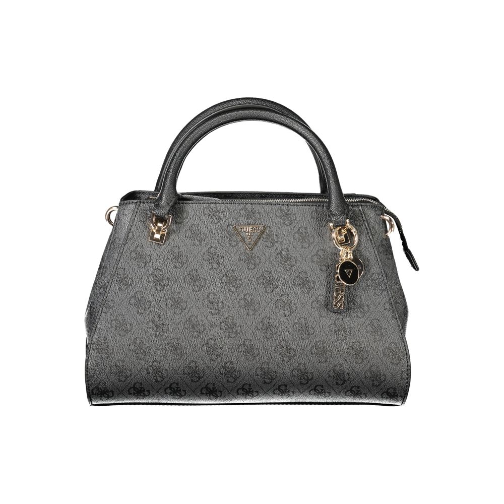 Guess Jeans Black Polyurethane Women Handbag - Luxury Boutique Co