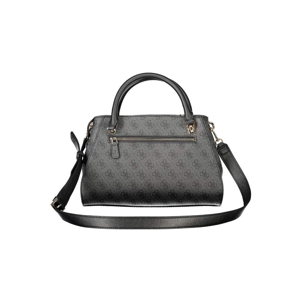 Guess Jeans Black Polyurethane Women Handbag - Luxury Boutique Co