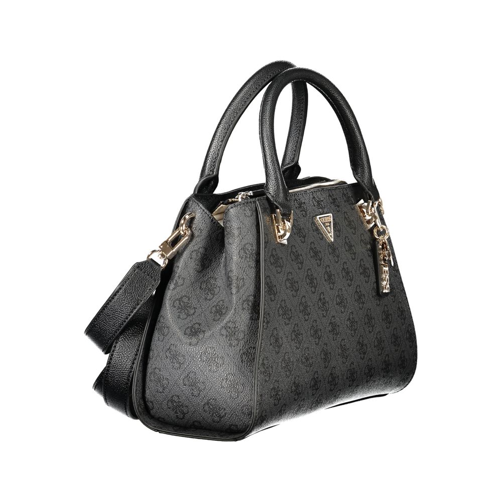 Guess Jeans Black Polyurethane Women Handbag - Luxury Boutique Co