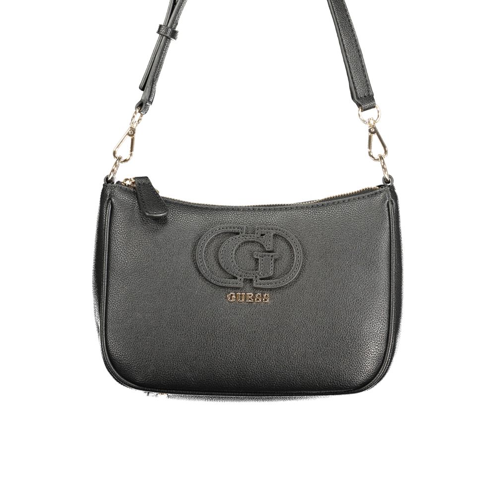 Guess Jeans Black Polyurethane Women's Handbag - Luxury Boutique Co
