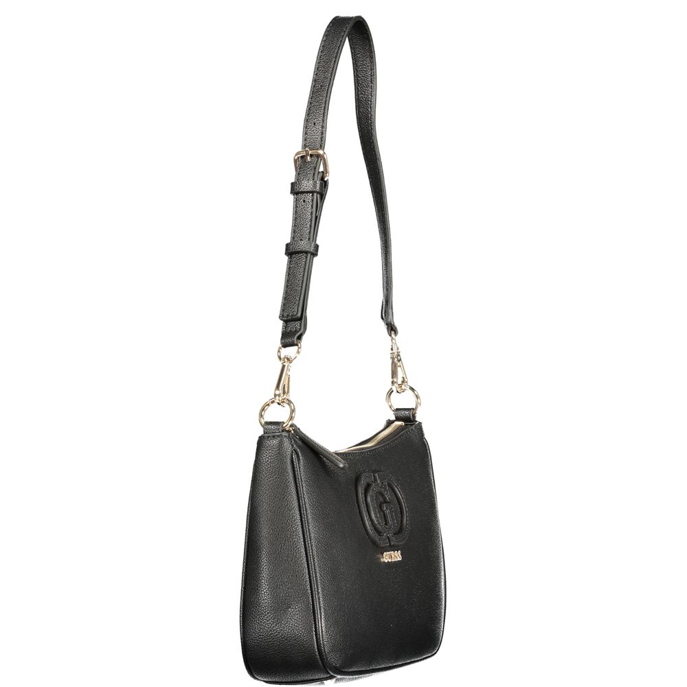 Guess Jeans Black Polyurethane Women's Handbag - Luxury Boutique Co
