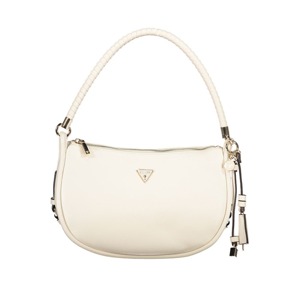 Guess Jeans White Polyurethane Women's Handbag - Luxury Boutique Co