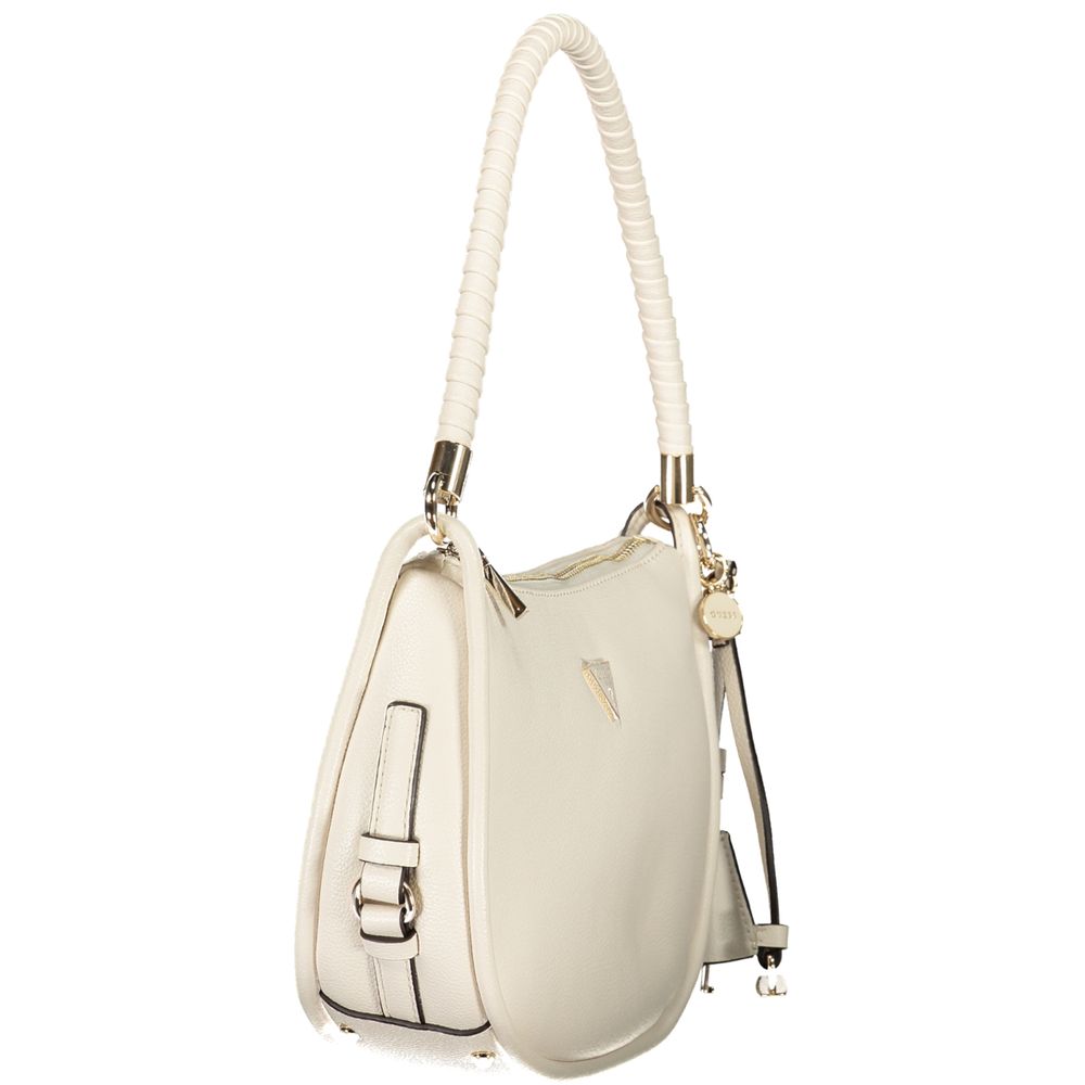 Guess Jeans White Polyurethane Women's Handbag - Luxury Boutique Co