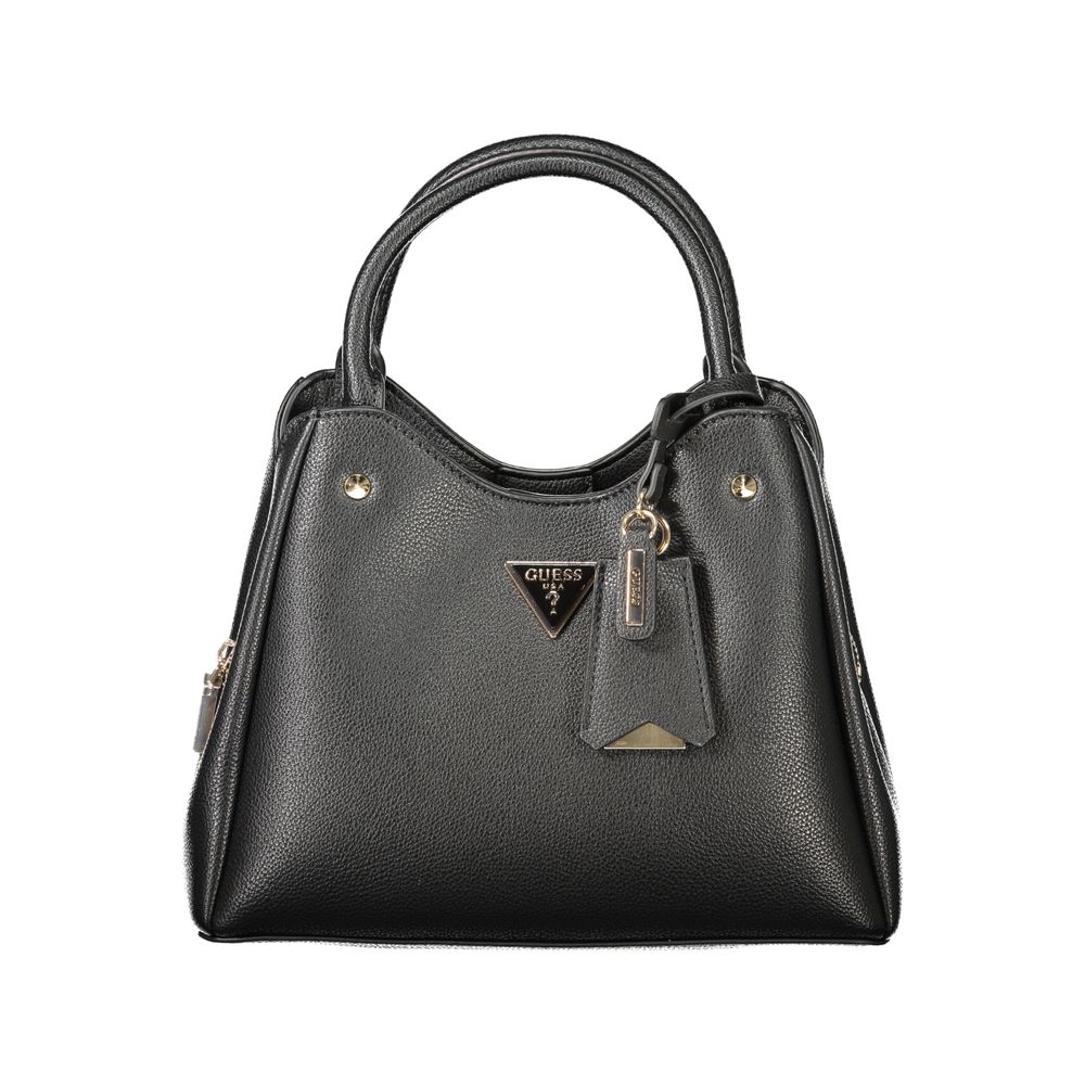 Guess Jeans Black Polyurethane Women Handbag - Luxury Boutique Co