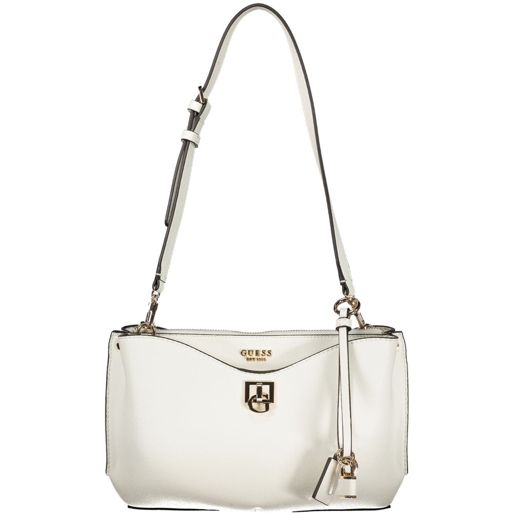 Guess Jeans White Polyurethane Women's Bag - Luxury Boutique Co
