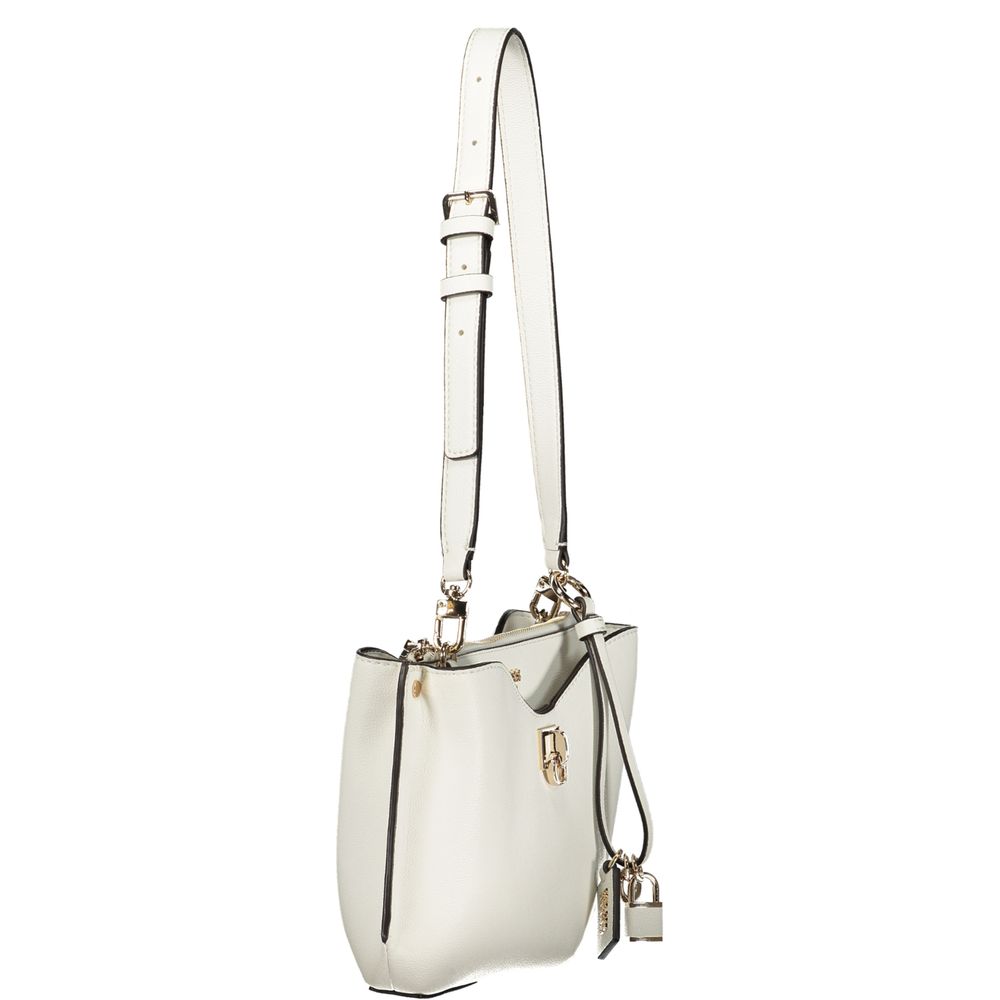 Guess Jeans White Polyurethane Women's Bag - Luxury Boutique Co
