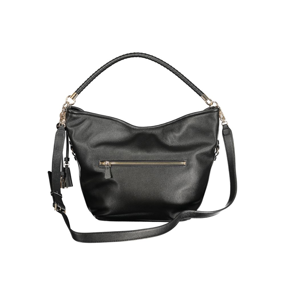 Guess Jeans Nero Polyurethane Women Shoulder Bag - Luxury Boutique Co