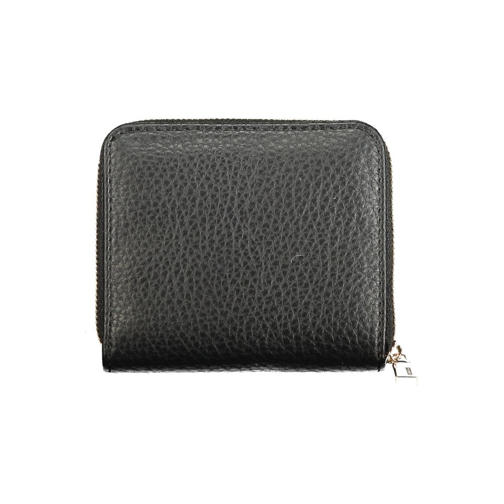 Guess Jeans Black Polyurethane Women Wallet - Luxury Boutique Co