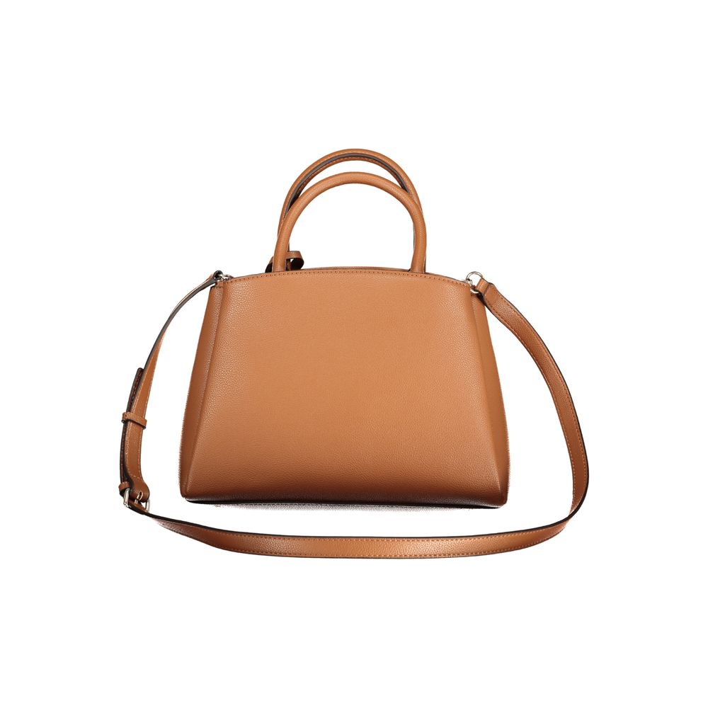 Guess Jeans Marrone Polyurethane Women Handbag - Luxury Boutique Co