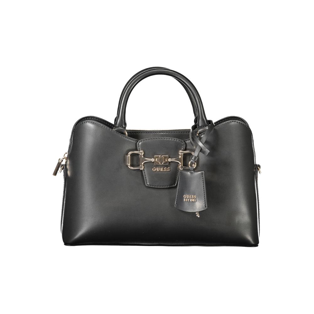 Guess Jeans Black Polyurethane Women's Handbag - Luxury Boutique Co