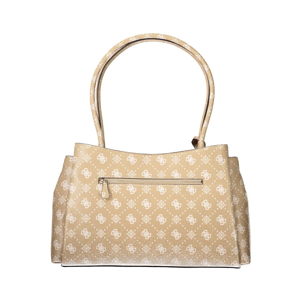Guess Jeans Beige Polyurethane Women Handbag - Luxury Boutique Co